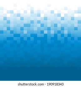 Background with blue pixels