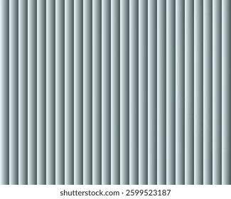 background with blue ribbed glass, abstract pattern with glass effect stripes