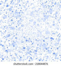 Background of blue snowflakes