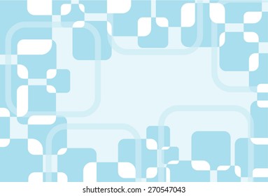 Background with blue squares