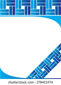Background Blue Squares