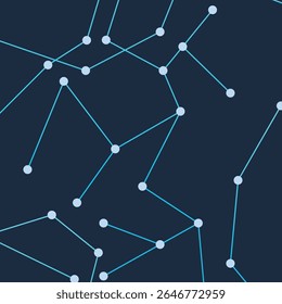 Background blue technology line connect circle communication network simple pattern
