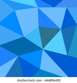 Background of blue triangles