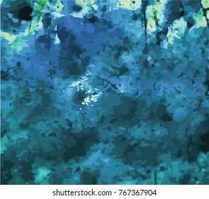 background of blue, turquoise and green spots