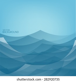 background with blue waves