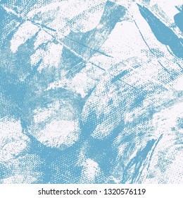 Background of blue and white paint