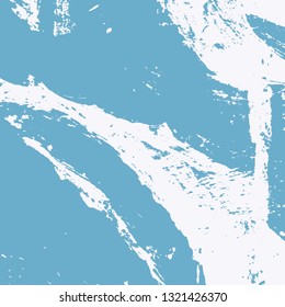 Background of blue and white paint