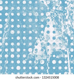 Background of blue and white paint