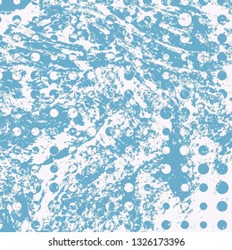 Background of blue and white paint