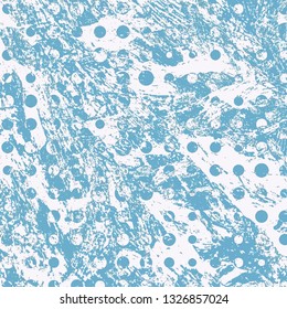 Background of blue and white paint