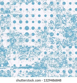 Background of blue and white paint