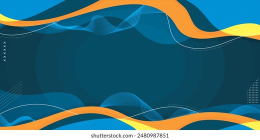 fondo azul y amarillo resumen