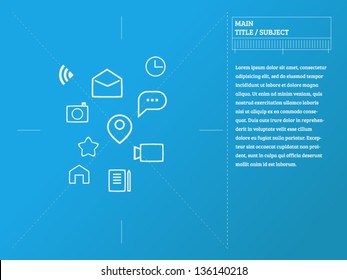 Background blueprint