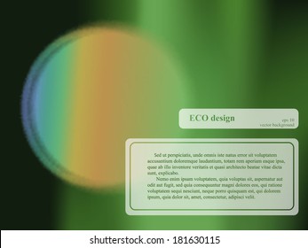 Background with blur drop. Vector illustration.