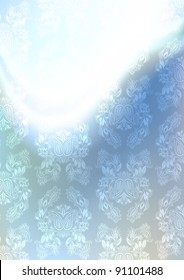 Background blur, ornament backdrop blue, eps10, gradient mesh