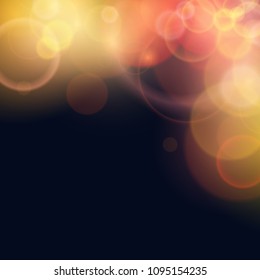 background with bokeh, vector