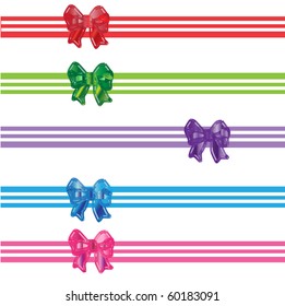Background with bold for decoration in various colors