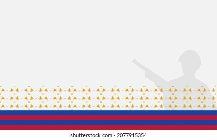 Background Bonifacio Day vector illustration. Background Rizal Day Vector Illustration, and Copy Space Area. Suitable to be placed on content with that theme.
