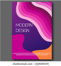 background book cover modern design