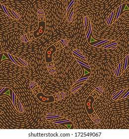 Background of boomerangs