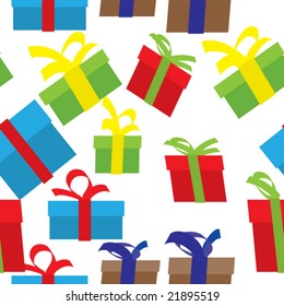 Background from box. Seamless pattern. Vector.