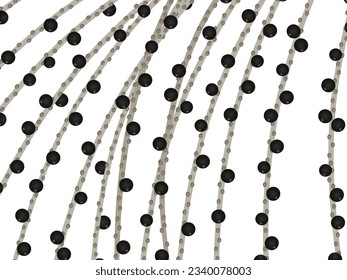 Background with branches of acai berries, design element.