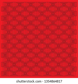 background of brick wall, red brick wall - Vector