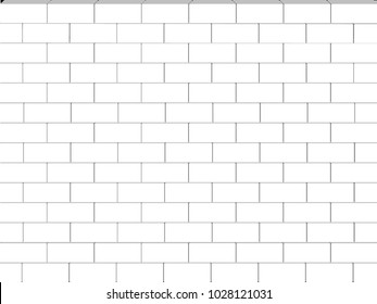 background brick white abstract