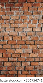 Background of bricks wall. Architecture background with bricks wall facade. Stone cladding wall background. Brick color. Brick surface background for poster or banner.