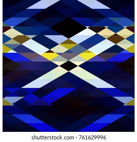The background is bright blue. abstraction
