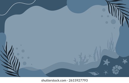 Background, bright colors, nature leaves, blue sky