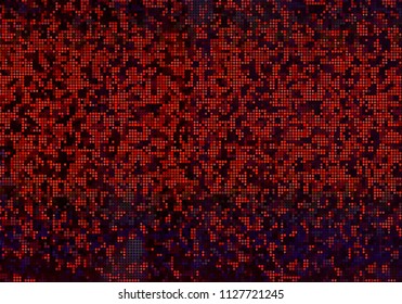 Background with bright dots, circles. Abstract sequins, rhinestones, glitter background. Perforated surface. Shining texture. Vector illustration. Different shades of red color