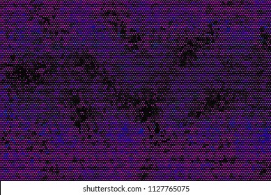 Background with bright dots, circles. Abstract sequins, rhinestones, glitter background. Perforated surface. Shining texture. Vector illustration. Different shades of red color