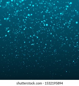 Background with bright dots like snow