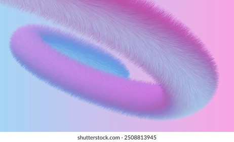 Background with bright fluffy fur. Abstract colorful background.