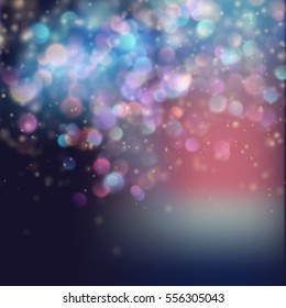 Background with bright magic lights. EPS 10 vector file included