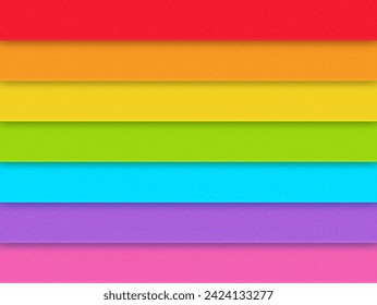background with bright rainbow color rectangle