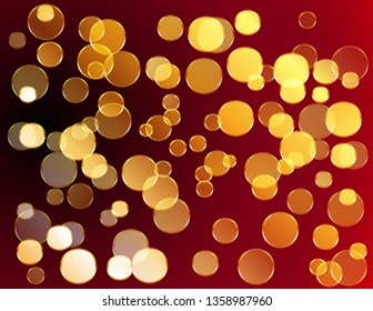Background bright sparkling circles