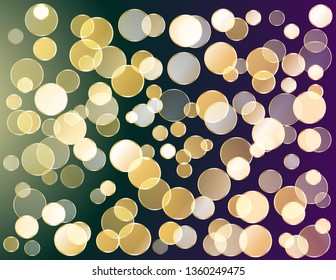 Background bright sparkling circles