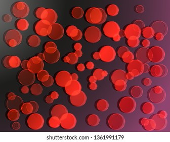 Background bright sparkling circles