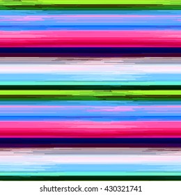 Background  with bright stripes in style glitch- art. Vector illustration.