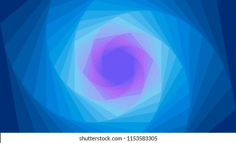 Background in bright tints. Abstract bg. Vector design. A tunnel effect. Light at the end of the tunnel. 