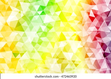 background with bright triangles. vector illustration. to design banners, presentations, brochures greeting. summer colors.