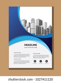 background brochure, cover, layout, flyer, poster, magazine annual report for business template