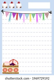 Background Brochure Flyer design Layout template, size A4, Front page and back page, infographics. Easy to use and edit. For vintage cute designs 