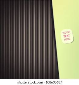 Background with brown lines for insert text. Vector cardboard design.