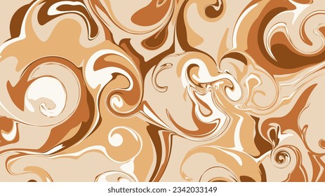 background of brown marbled pattern