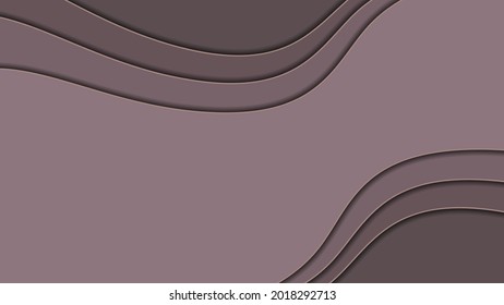 The background is brown wavy in the form of layers.