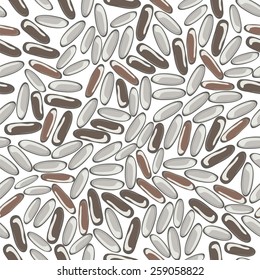 background with brown and white rice