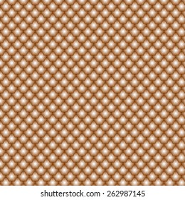 Background of brown - white small polygons. Geometric background.